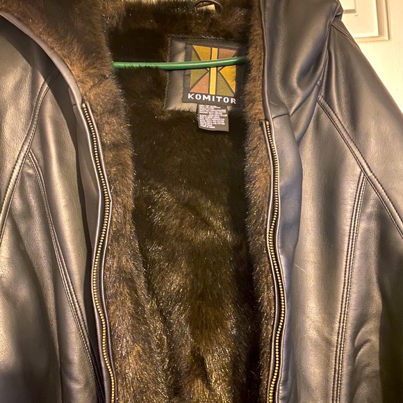 Jackets & Blazers - Black Fur Lined winter coat